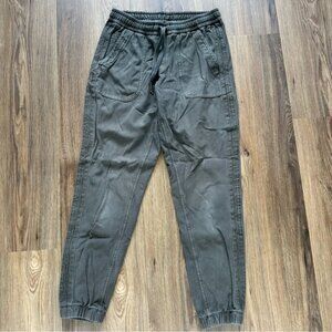 Athleta Pants Womens 2 Farallon Jogger Olive Green Travel Athleisure Outdoor